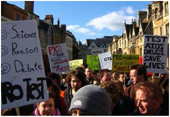 February 2006 - The first ProTest demonstration