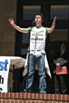 Tom Holder at the Pro-Test for Science Rally