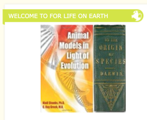 The FLOE web site shows Greek's book next to Darwin's "On the Origin of Species."  One if science, they other is not.  Can you tell which one is which?