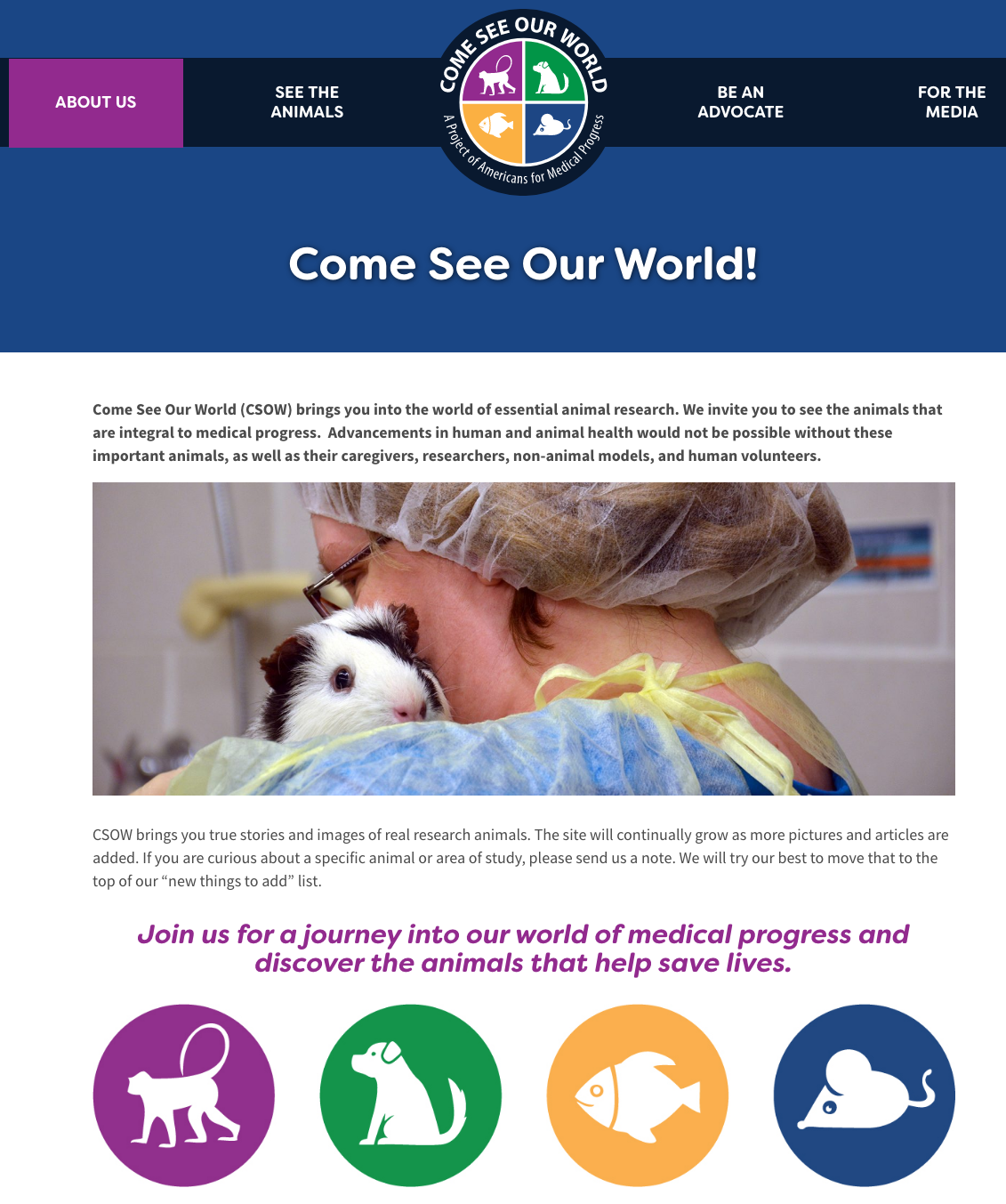 Come See Our World: What Transparency Around Animal Research Looks Like –  Speaking of Research